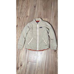 Patagonia Girls' Quilted Bomber Shacket Jacket Size Large 12